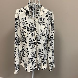 Floral button up